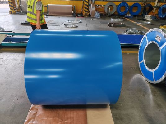 কেনা Pre Painted Steel Coil with 5-7μm Back Coating Thickness 30-275g/m2 Zinc Coating and 508/610mm Coil ID for Industrial Equipment online manufacture