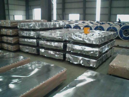 কেনা JIS SGCC SGCH G550 নির্মাণ ছাদ এবং ওয়াল প্যানেলের জন্য গ্যালভানাইজড ঢেউতোলা ছাদ শীট online manufacture